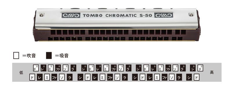 No.S-50　トンボ・クロマチック・シングル